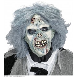 ZOMBIE MASK WITH WIG