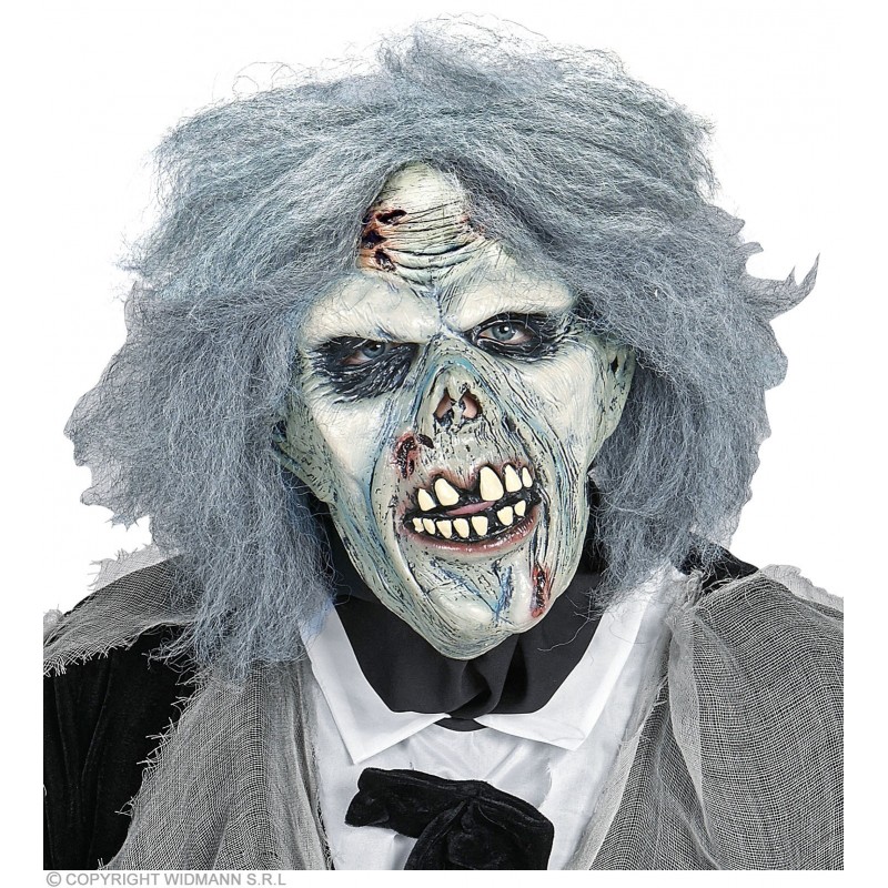 ZOMBIE MASK WITH WIG
