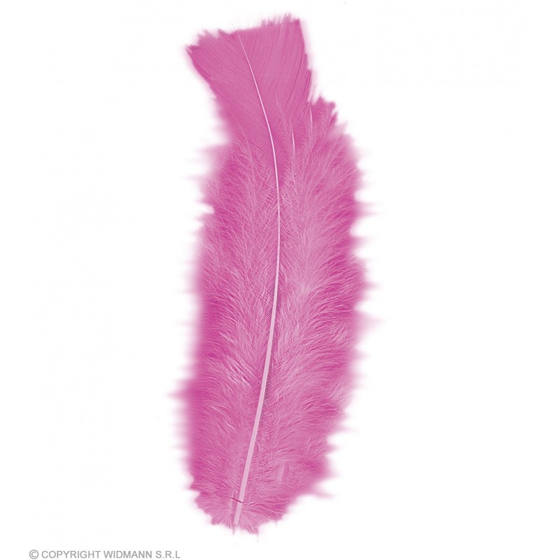 50 FEATHERS pink - abt. 10 cm