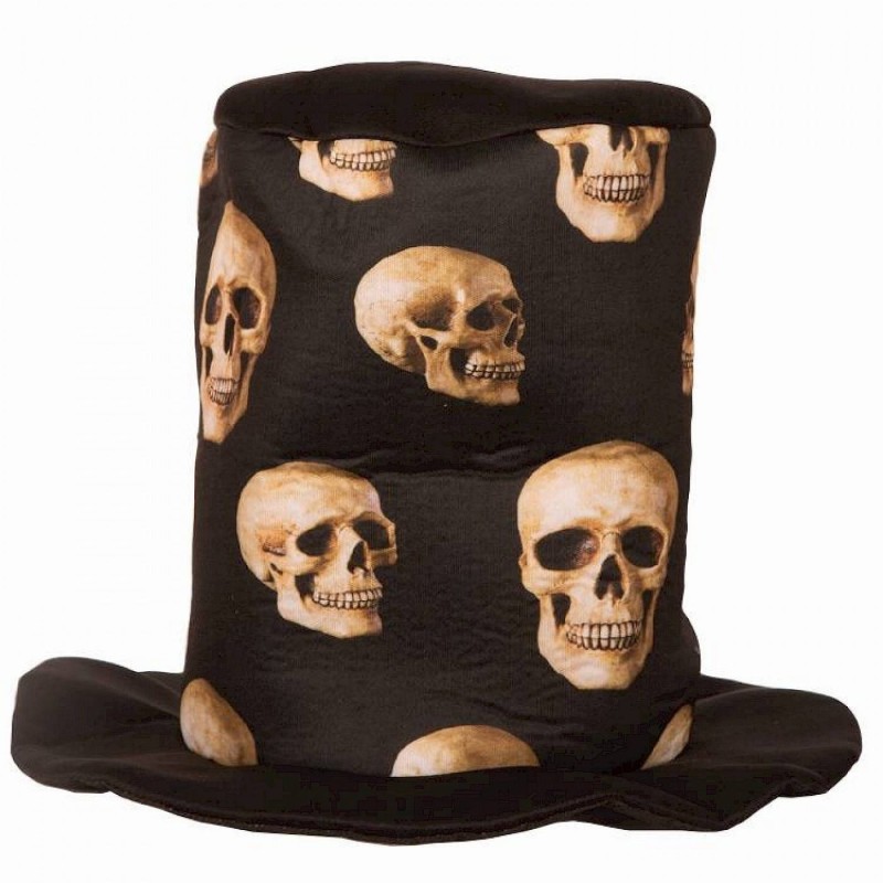 Cilindra cepure ar miroņgalvām 