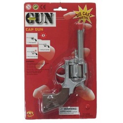 Pistongas pistole 8 šāvieniem, sudrabs 