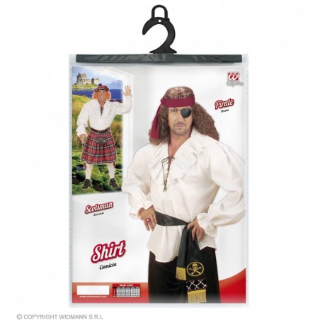 WHITE PIRATE / RENAISSANCE SHIRT (XL)
 