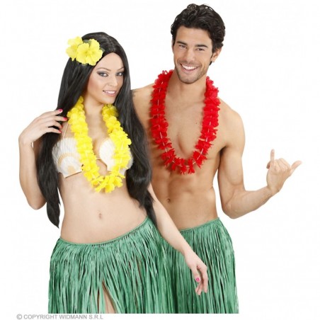 UNICOLOR HAWAIIAN LEI 6 colors ass. 