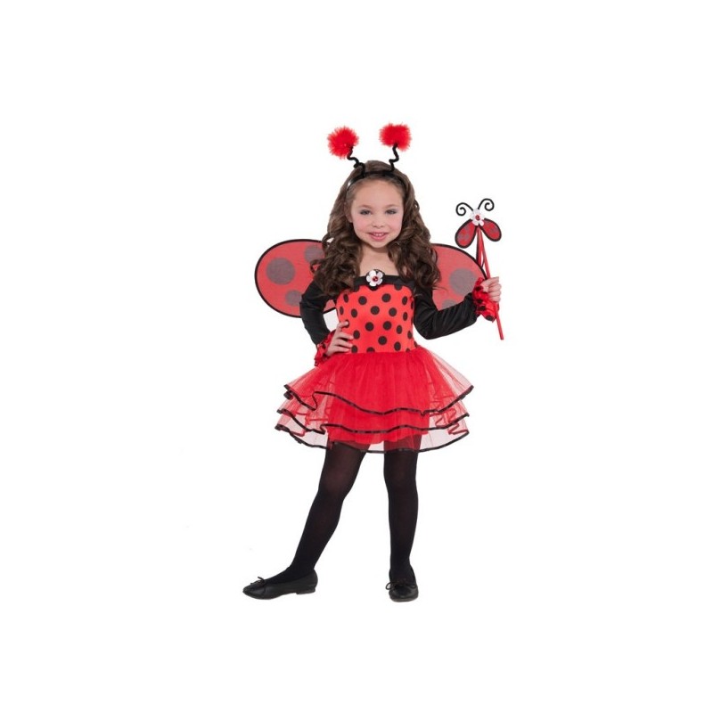 Bizmarītes komplekts, melns ar sarkanu (104), tutu svārki, spārni un stīpiņa