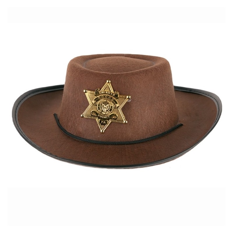 Šerifa cepure bērniem, filca 