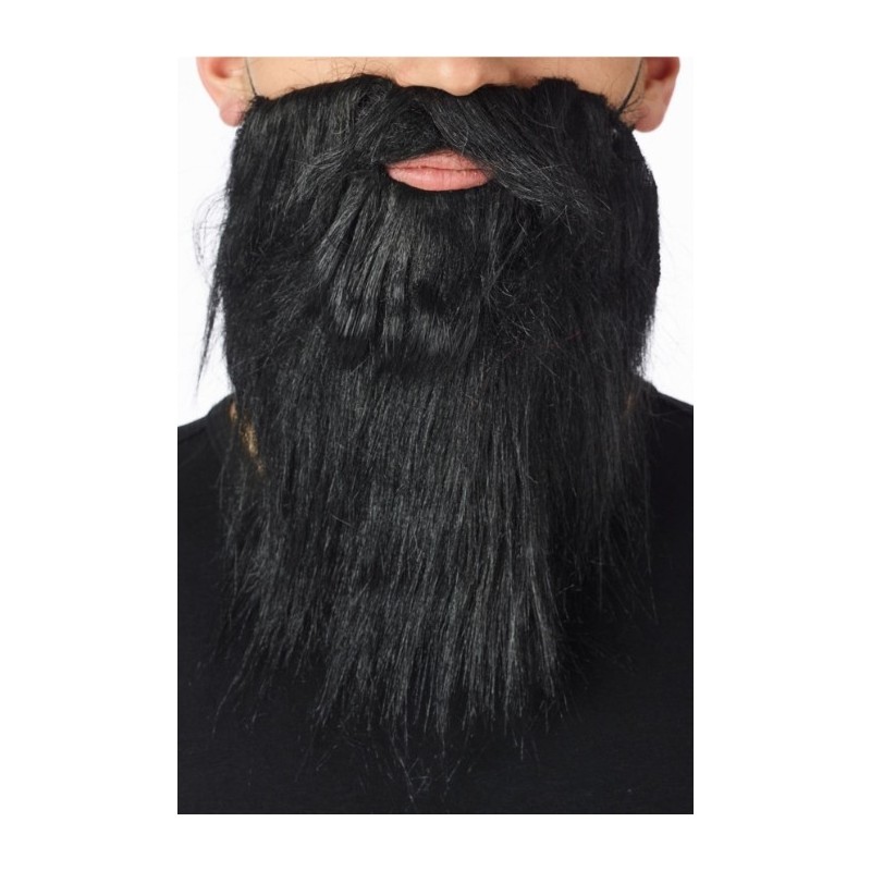 Черная борода, короткая 