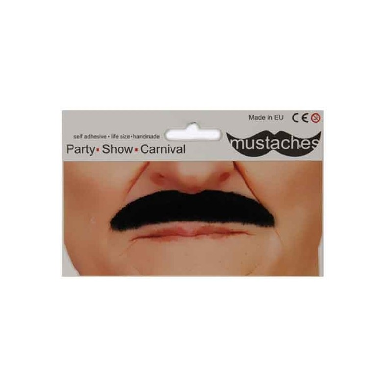 Mākslīgās ūsas, melnas 