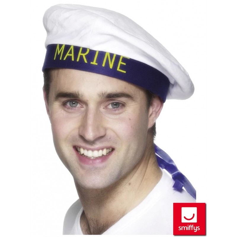 Матросская шапочка, белая