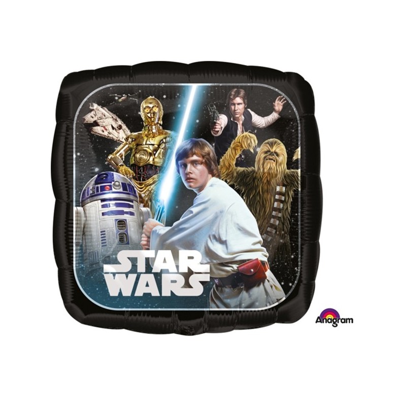 Шар "Звёздные войны – классика" фольгированный, квадратный, 43см, S60