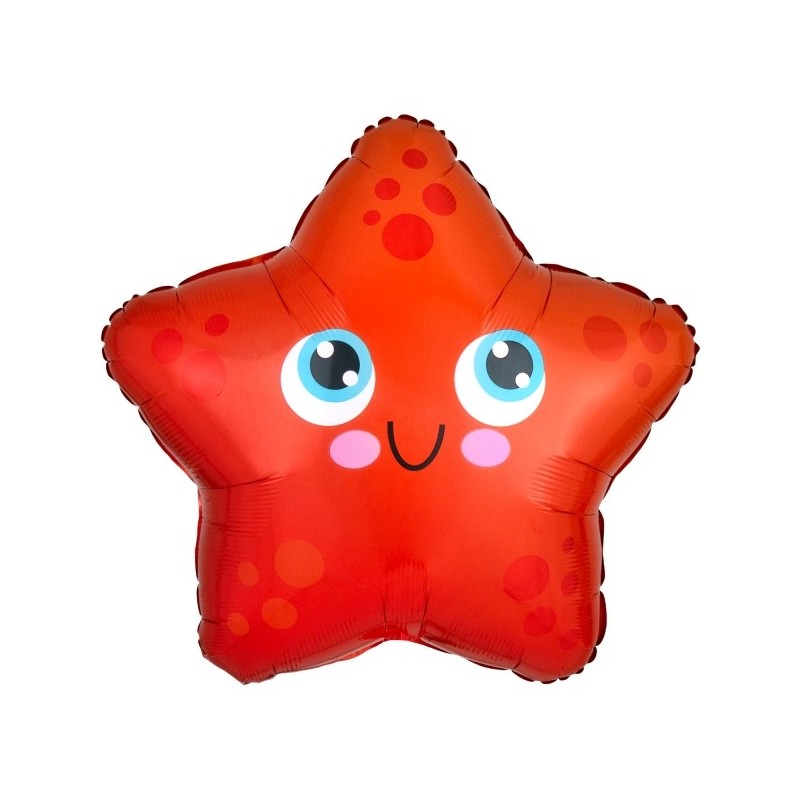 Folija balons “Jūras zvaigzne”, mazā figūra, 43x40 cm, S50