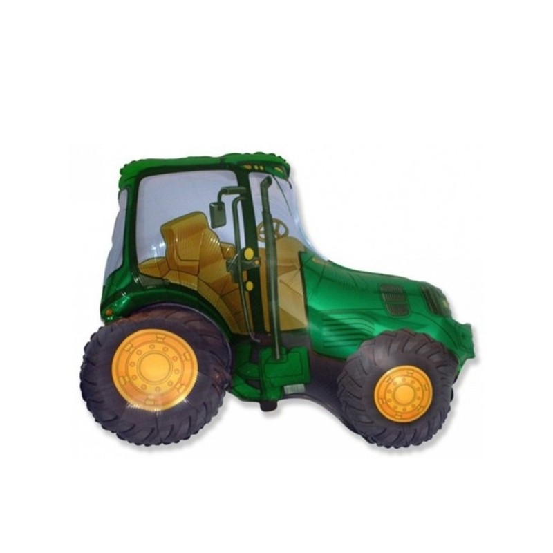 Folija balons “Traktors”, zaļais, Mazā Figūra, 73 x 95 cm, FM1