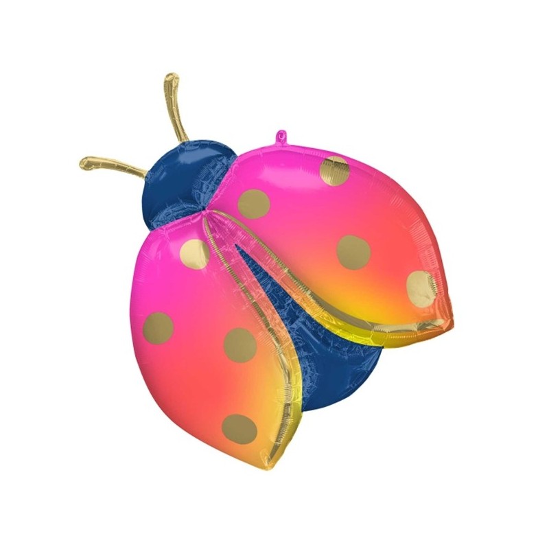 Шар "Божья коровка" фольгированный, 68 см х 83 см, большая фигура Р35