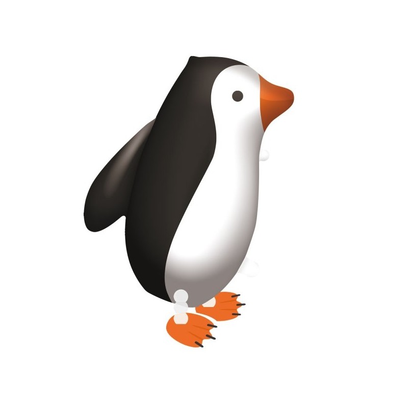 Staigājošs balons “Pingvīns”, 47 cm x 57 cm