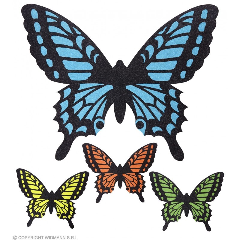 Tauriņa spārni 60 x 48 cm, 4 krāsas pēc izvēles, pieaugušu izmērs 