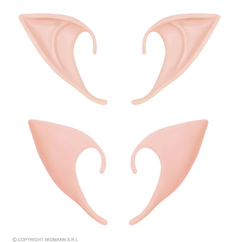 Elfa, velna, raganas, citplanētieša ausis no lateksa 