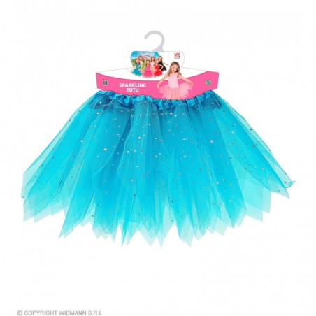 TUTU svārki. 30 cm, azūra, ar vizuļiem 