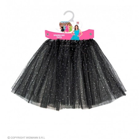 TUTU svārki. 40 cm, melni, ar vizuļiem 