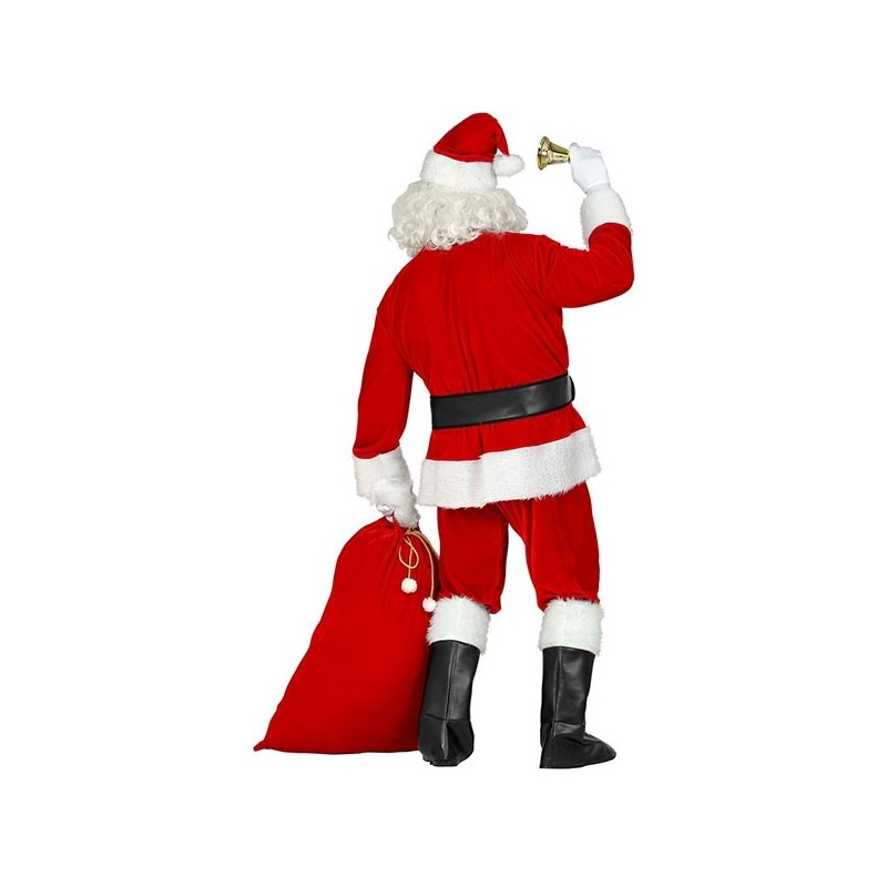 ZIEMASSVĒTKU VECĪŠA KOSTĪMS L/XL (žakete, bikses, josta, cepure, bārda, brilles, zābaku pārvalki, maiss)