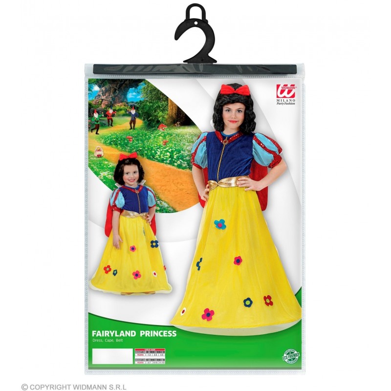 “PASAKU PRINCESE” – meitenes tērps (kleita, apmetnis, josta) 116 cm/128 cm