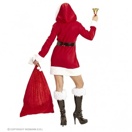 SANTAS JAUNKUNDZES KOSTĪMS L/XL (kleita ar kapuci, josta)