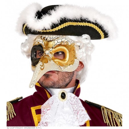 Trīsstūra cepure ar balto marabu apdari, filca, pieaugušajiem

Filcs “TRIHORNS AR MARABOU APDARI”