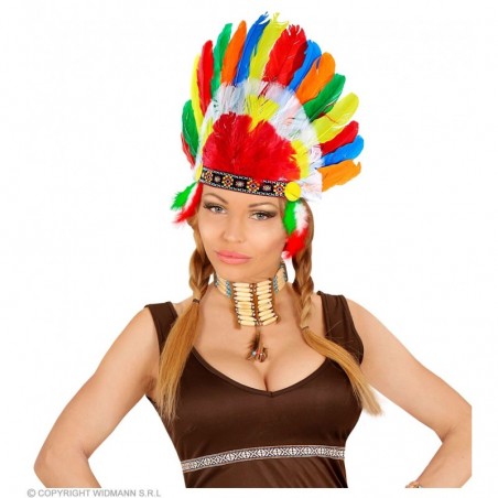 Indiāņu galvasrota ar spalvām