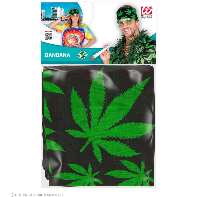 “GANJA BANDANA” 55 x 55 cm - 100% kokvilna