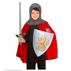 “VIDUSLAIKU BRUŅINIEKS” – bērnu kostīms (apmetnis un kapuce), 5-7 gadi