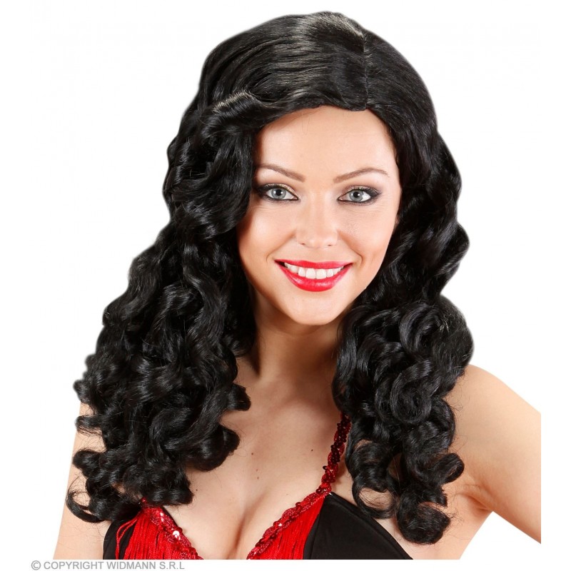 Melna parūka – Jessica - gari cirtaini mati