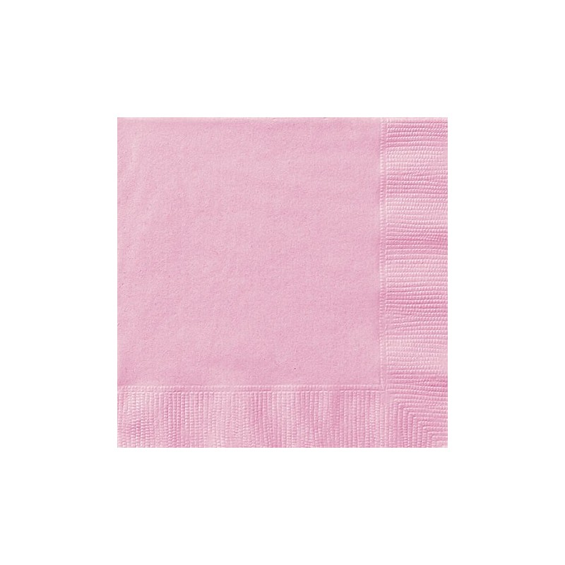 Galda salvetes, maigi rozā, 2 slāņi, 33x33 cm, 20 gab. 