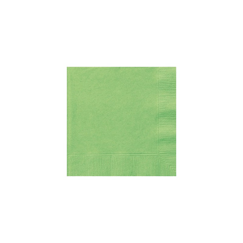 Galda salvetes, zaļas, 2 slāņi, 33x33 cm, 20 gab. 