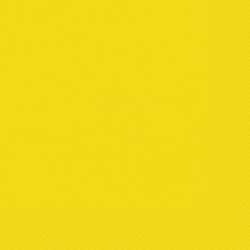 Galda salvetes, dzeltenās, 2 slāņi, 33x33 cm, 20 gab. 