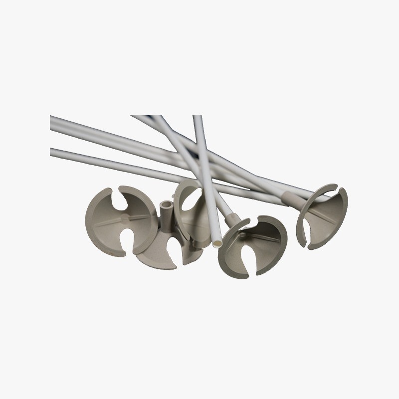 Papīra kātiņi (kociņi) gaisa baloniem ar Eko turētājiem, 25 cm, 1.gab.﻿