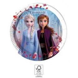 Šķīvji "Frozen 2", 20 cm, 8 gab. 