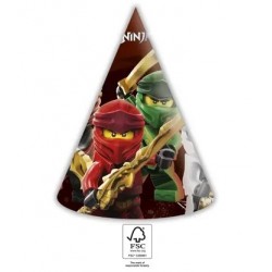 Cepurītes "Lego® Ninjago", 11 x 16 cm, 6 gab 