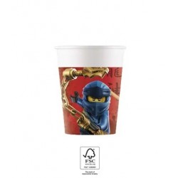 Glāzītes "Lego® Ninjago", 200 ml, 8 gab 