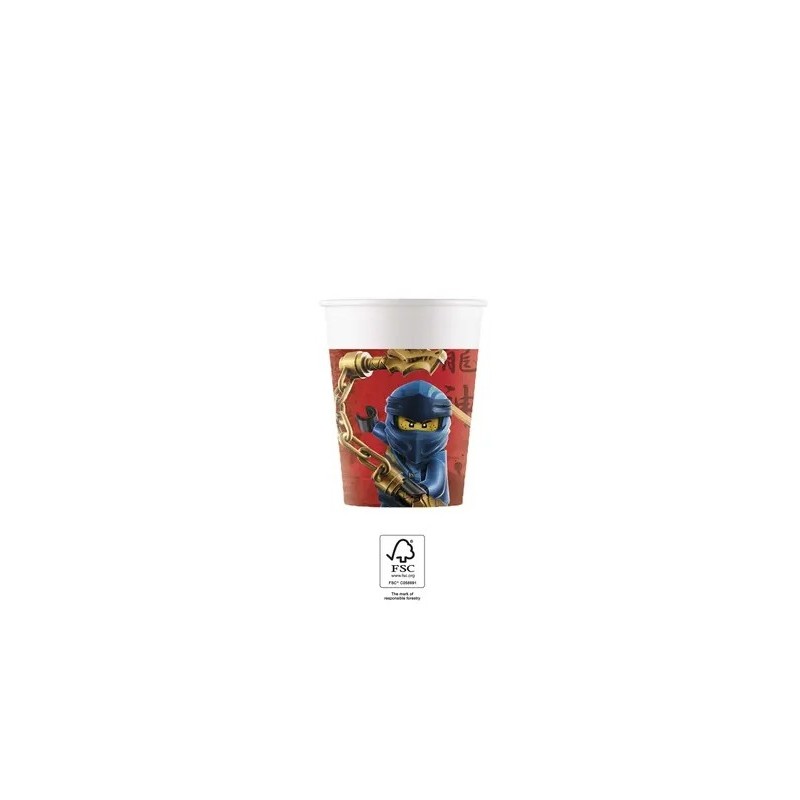 Glāzītes "Lego® Ninjago", 200 ml, 8 gab 