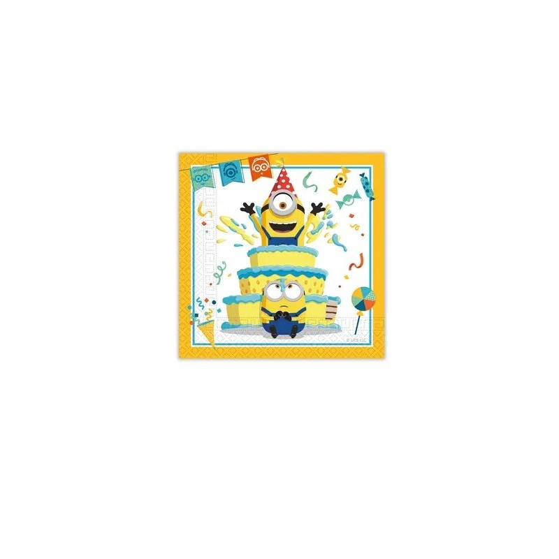 Salvetes "Minions Movie", 33 x 33 cm, 20 gab 