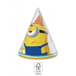 Cepurītes "Minions Movie" 11x16 cm, 6gab. 