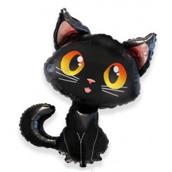 Шар из фольги «Черный кот», 90 × 83 см. FM1 