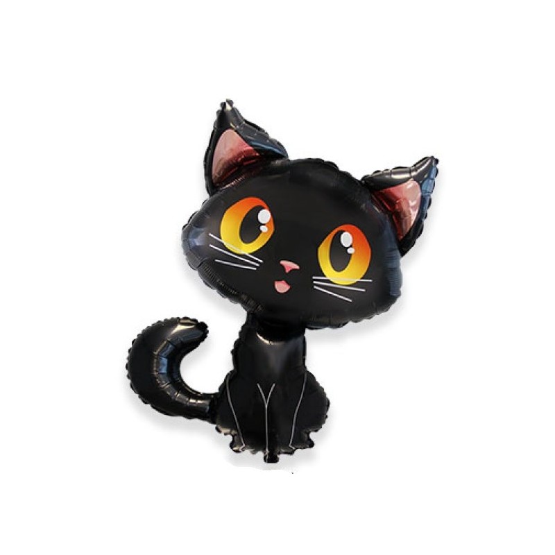Шар из фольги «Черный кот», 90 × 83 см. FM1 
