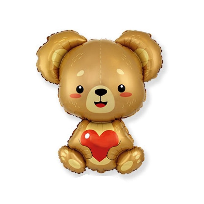 Шар из фольги «Влюбленный медвежонок», коричневый, 73 х 95 см, FM1 