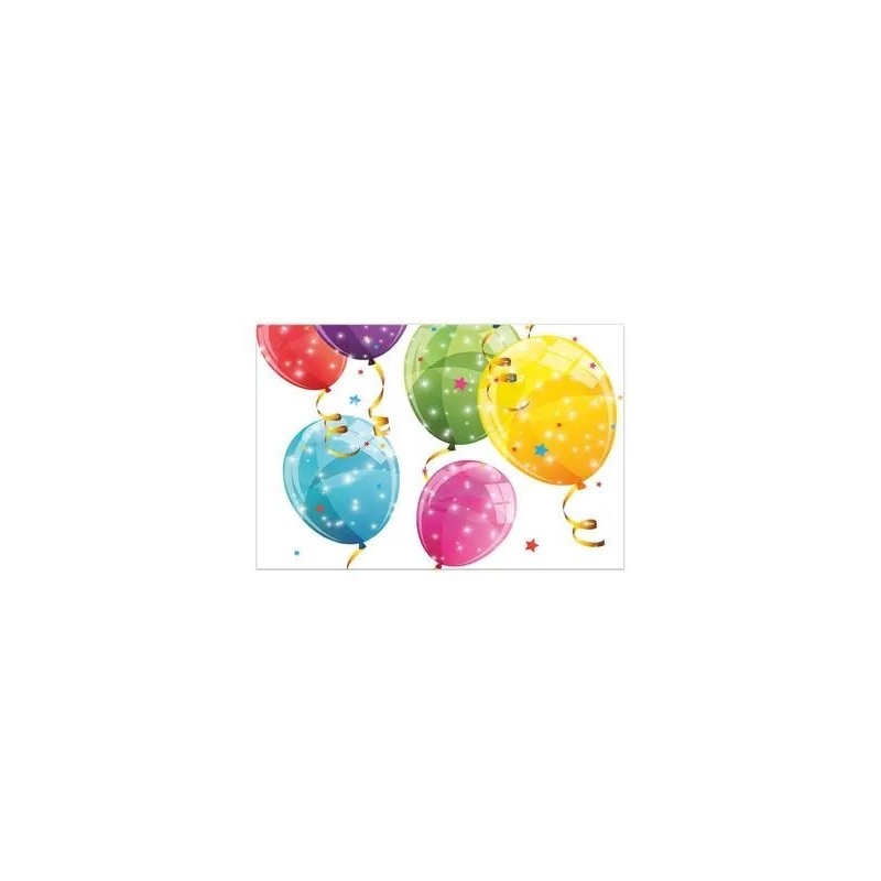 Galdauts 'Dzirkstošie baloni' 120x180 cm, plastikāta