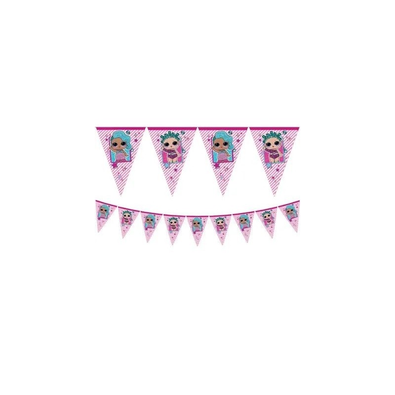 Vimpeļu (karodziņu) virtene 'LOL' 2,3 m, palstikāta