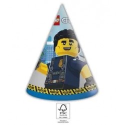 Cepurītes 'Lego City' 11x16 cm, 6 gab.