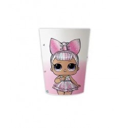 Glāzītes 'LOL' 230 ml, 2 gab, atkārtoti lietojama plastmasa