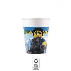 Glāzītes 'Lego City' 200 ml, 8 gab.