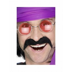 70-to gadu ūsas, melnas 