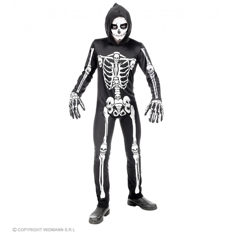 "SKELETON" (hooded overalls)