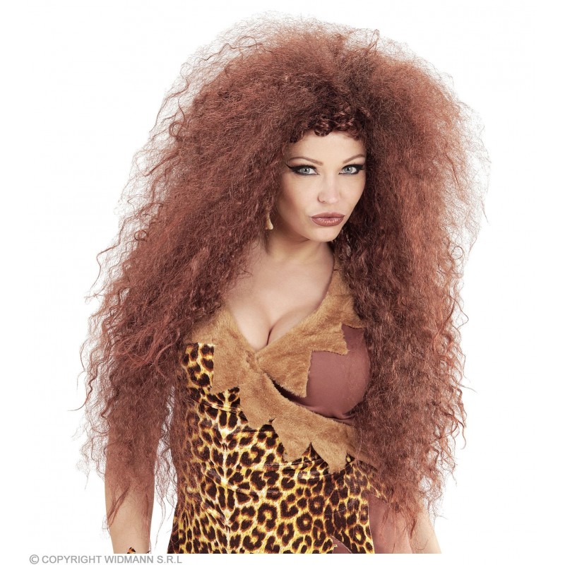 "WILD CAVEWOMAN WIG" in box